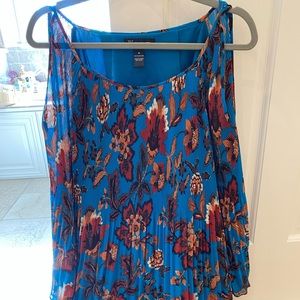INC floral dress size medium with open shoulders